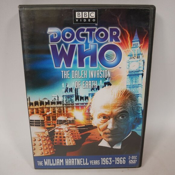 Doctor Who The Dalek Invasion Of Earth BBC 2-Disc DVD William Hartnell TESTED - Picture 1 of 2